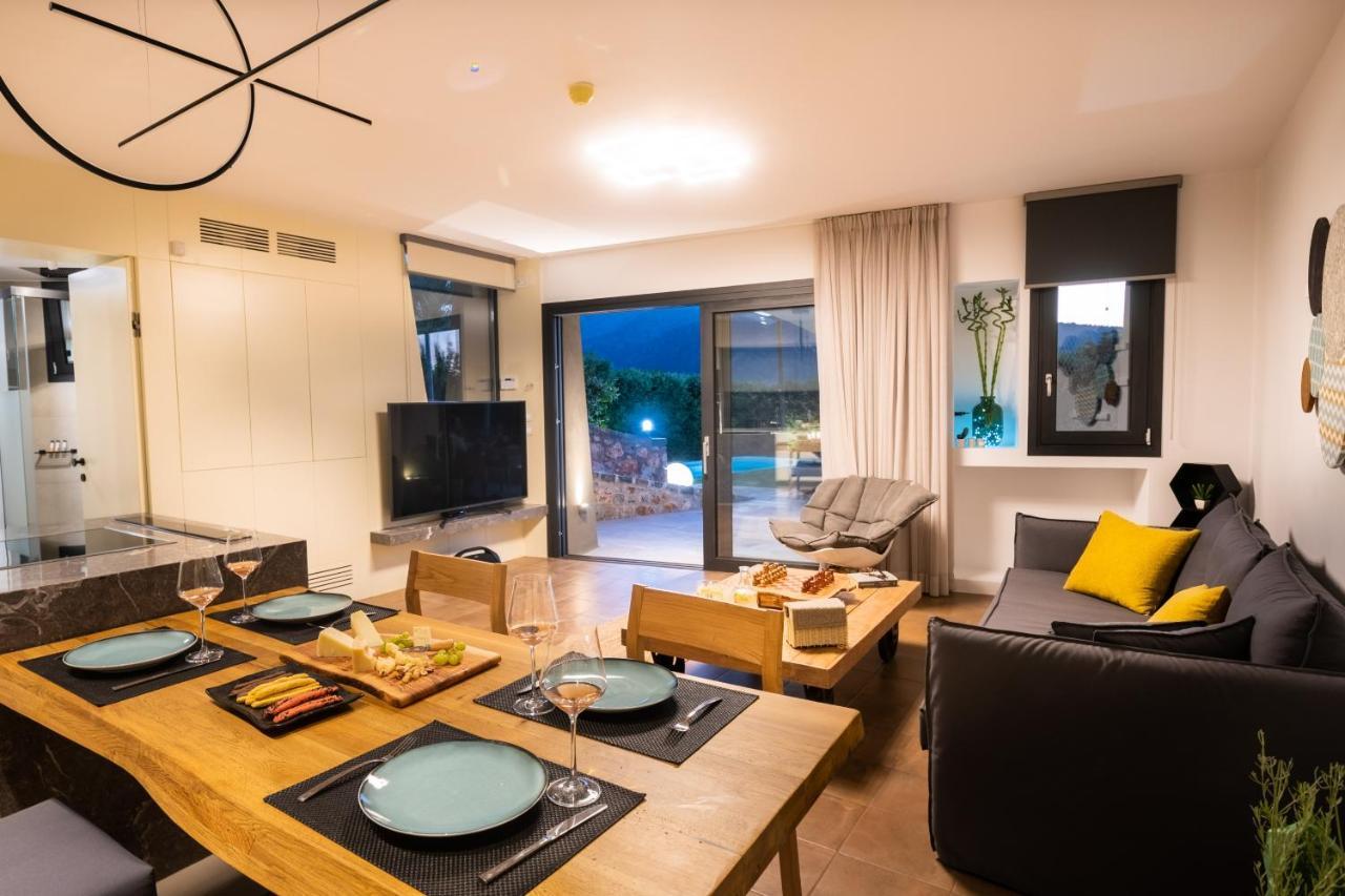 Lithari Luxury Villa With Private Pool, Your Perfect Retreat, Crete Ágios Nikolaos Exterior foto